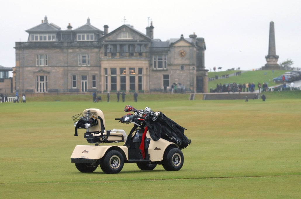 SoloRider Golf Car in White w/ Lithium Batteries